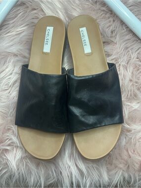 Black Slide Mules — Easy Slip-On Comfort